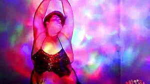 bbw goddess strips and dances oiled