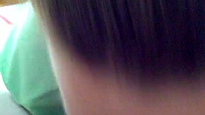 Tina is licking balls like a pro