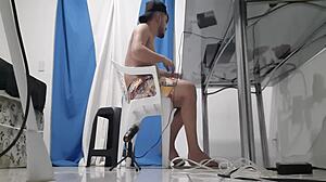 leaked young twink on whatsapp with big black cock oral