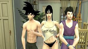 I watch chichi get anal fucked by stepsons