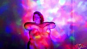 bbw goddess strips and dances oiled