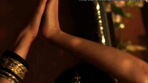 bollywood-inspired cleansing ritual with nude dancing and teasing in asian cultural fun.