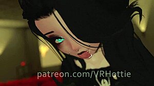 hey, wanna eat her grool in public theater? pov lap dance in vrchat erp!