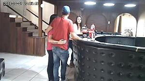 Heartbroken watching husband cheat on camera