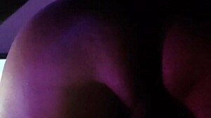 with black shemale, bareback to the balls