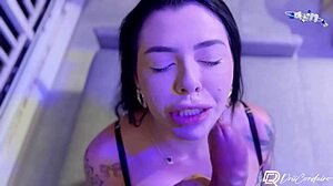 Deliciosa dri cordeiro me deu um chá de buceta e eu dei um banho de porra na boca da safada