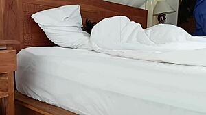 Angry Sugar Daddy Punishes Thief and Babe for House Mess!