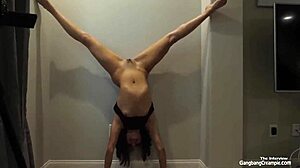 How sexy is this tiny spinner's gangbang?