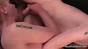 Cute Blond Twinkie Drew Sucks and Fucks!