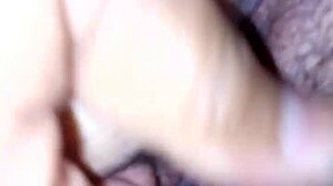 Hot woman masturbating on the bed.