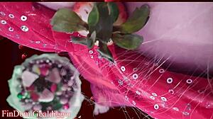 Food Porn with Glasses in Financial Domination Masturbation