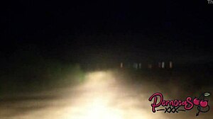 After Party, Lady Milf and Pernocas Strip Boy Naked on Public Road