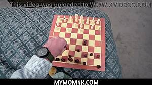 Watching Sheena Ryder bathing turns into taboo creampie fuck.