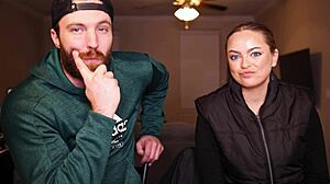 adamdangertv tests lovense toy before creampie with alexis in public