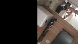 tiny skinny teen sits on huge dick, getting brutally fucked