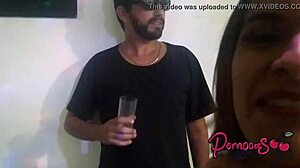 After Party, Lady Milf and Pernocas Strip Boy Naked on Public Road