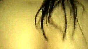 Amateur gay slut moans loudly while sitting on cousin's cock in anal sex