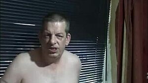 Shy Bisexual Guy Masturbates Naked at Window