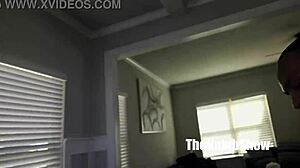 Cameron Cox долбит стройную пышку Storm Thagreat... сперма на лице!