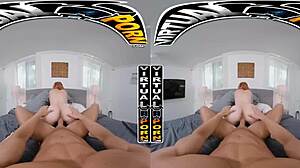 Morning sex with sexy redhead girlfriend Keely Rose