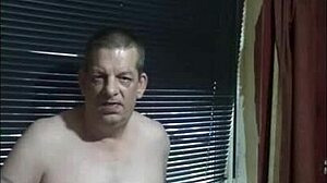 Shy Bisexual Guy Masturbates Naked at Window