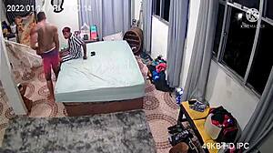 Big tits on homemade webcam