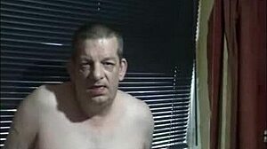 Shy Bisexual Guy Masturbates Naked at Window