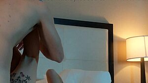 Petite tattooed teen gets roughly fucked in missionary position, moaning loudly