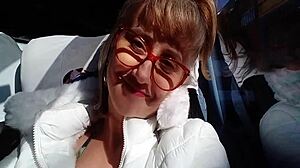 MILF with big pussy, ass, and tits teases seductively