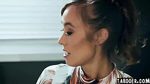 Lesbian Teacher Christy Love Seduces Student Codey Steele for Passion