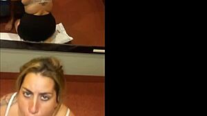 la mejor petera con latina de pigtails usando dildo y deepthroat