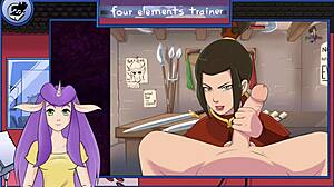 Avatar Handjob Scene Asks Ready For Royal Cumshot