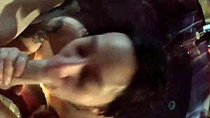 Small Tits Girl Sucks Man in Jacuzzi Pool