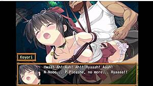 Suggestive Hentai Anime Game Featuring Divine Miko Koyori In Part Two Adventures