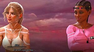 Atlas threesome sex with Leyala Kali and Naya!