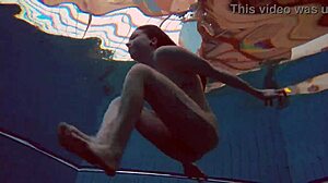 alice bulbul shines in russian swimming with her perfect teen body