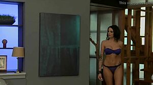 Beautiful Tattooed Model Shows Off Her Ass