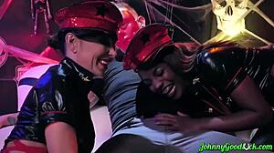 Beautiful Daya Knight Suggestively Rides JohnnyGoodluck's Cock in Threesome