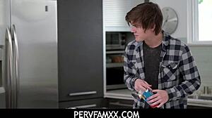 Stepmom Helps Stepson Fuck!