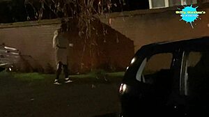 Cracky in her natural habitat outdoors with horny public sex