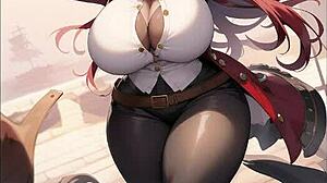 Cute Pirate Girls Rip Clothes In Giant Tits Compilation!