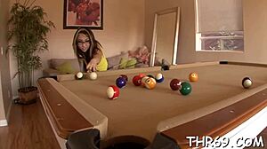 Slut bent over for rough doggystyle fucking and intense oral leading to cumshot