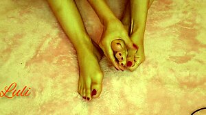 i pamper my latina feet with a rich massage, oops i mean fix