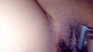 depilating my girlfriend's vagina and ass to prepare her for a porn casting interview. she gets excited about the amateur sex ahead