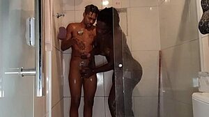 Enjoy Brazilian Pornstar in Bathroom with See-Through Outfit