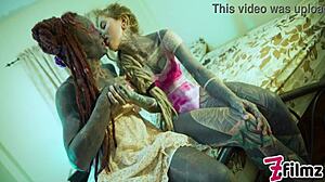 Hardcore femdom with tattoo couple 💪