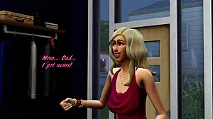 Sims 4 parodia naimisissa olevien Bundyjen kanssa suihkussa