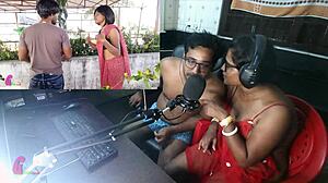 Agni bhabi daje reakcije na strehi, uči me indijske zunanje trike... wow!