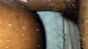 girl lies facedown in casual scene