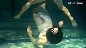 Polcharova and Siskina, you wet horny lesbians underwater!